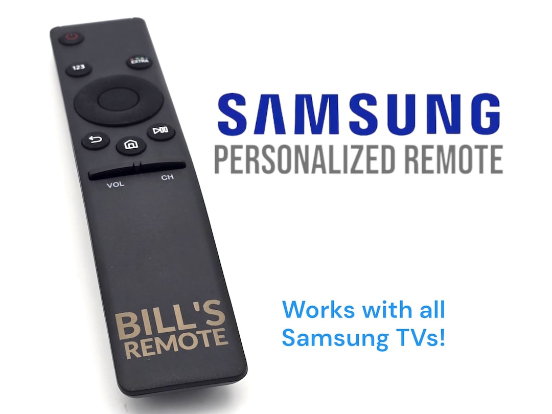 Simple Custom Tv Remote Samsung Smart TV Remote Customized With Any Name Television Control ...