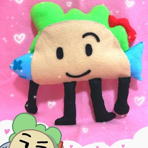 Fan Made Taco Plushie From BFDI/TPOT/BFB