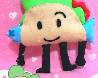 Peluche de taco hecho por fans de BFDI/TPOT/BFB