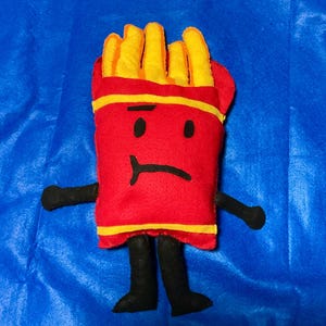 Fries Fan Made BFDI/BFB/TPOT Plushie!