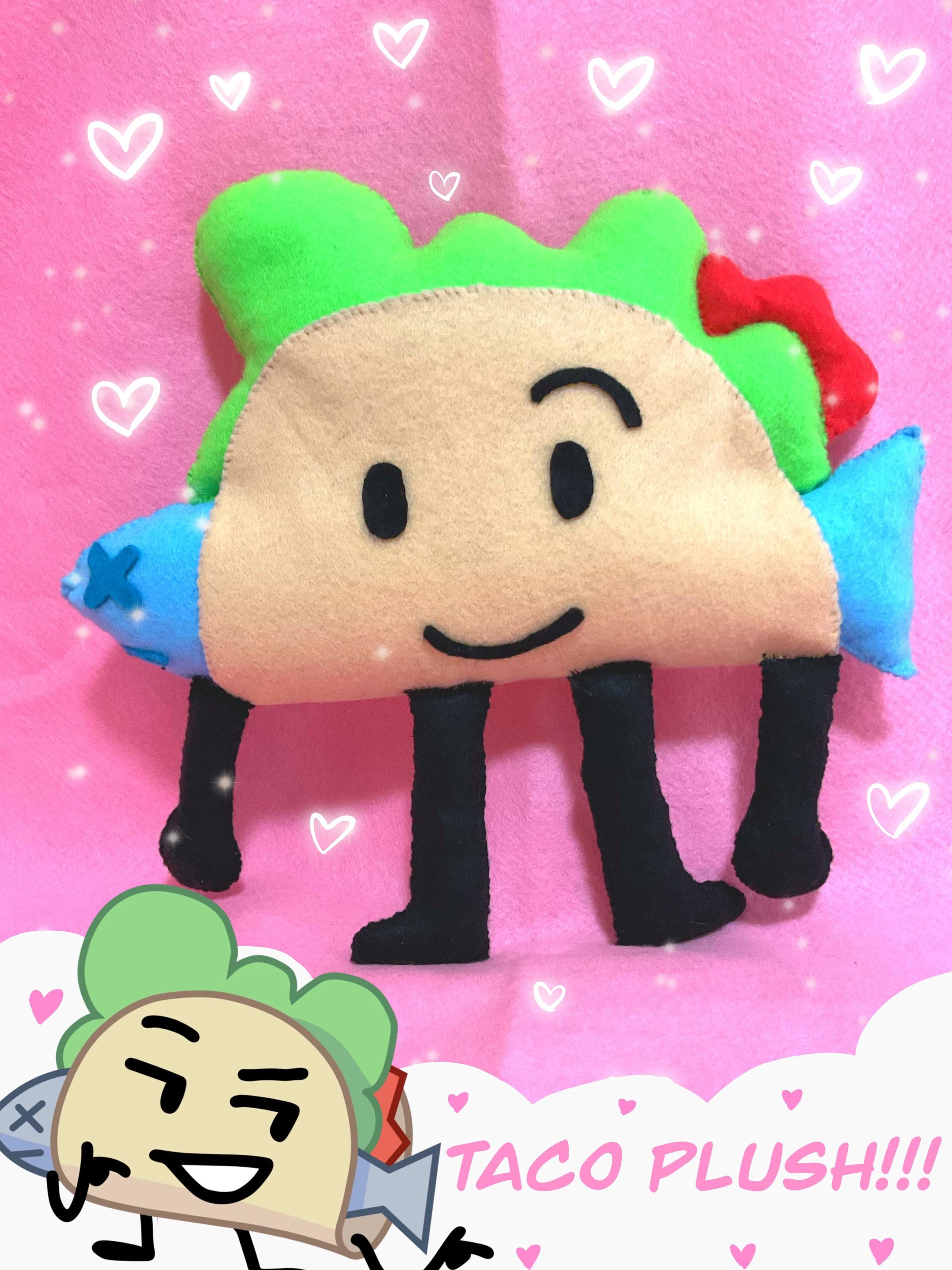 BFDI/TPOT/BFBのファンが作ったタコスぬいぐるみ - Etsy 日本