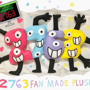 2763 From TPOT/ BFDI/ BFB Fan Made Plushie!!!