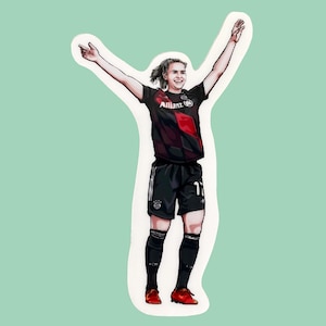 Klara Bühl Sticker – Germany Women’s Football | EURO 2025 Fan Art Vinyl Sticker
