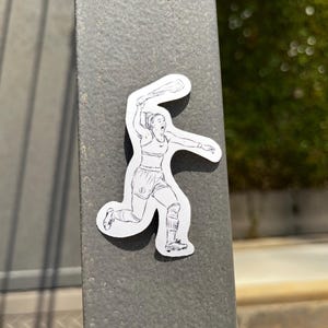 Sticker Chloe Kelly - Aufkleber Frauenfußball - England Frauen Sticker Matt