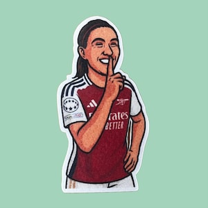 Mariona Caldentey Sticker – Arsenal Women & Spain National Team | EURO 2025 Fan Art | Women’s Football Vinyl Sticker | Soccer Gift for Fans