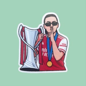 Katie McCabe Sticker – Frauenfußball Aufkleber | WSL Fußball Fan-Art | Arsenal Frauen & Irland Nationalteam | Vinyl Sticker Dekoration