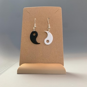 Yin-yang earrings