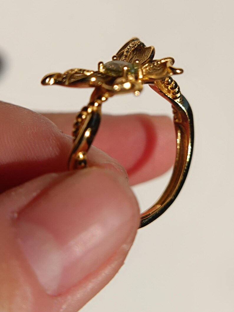925 Silber Ring Mit Edelsteinen – Handarbeit, Rund, Damenring Größe 5-9 (Geburtsstein)