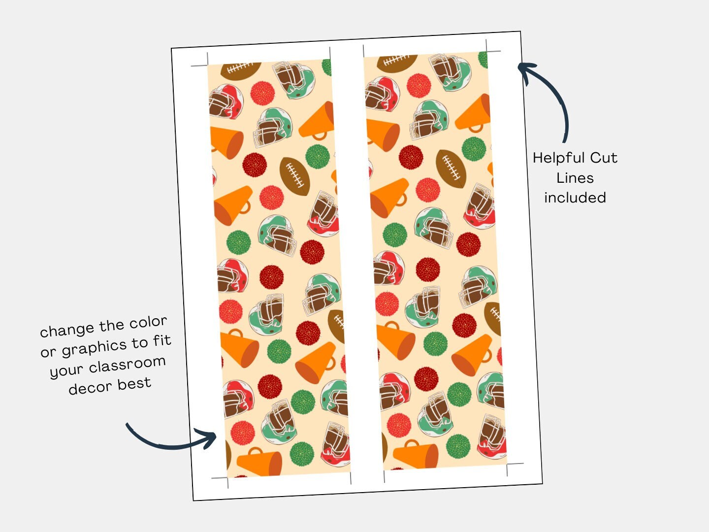 Fall Bulletin Board Borders | 2 Inch Borders | 3 Inch Borders ...
