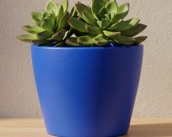 Handmade Tapered Plant Pot 12cm – Custom Colour Indoor Succulent or Cactus Planter