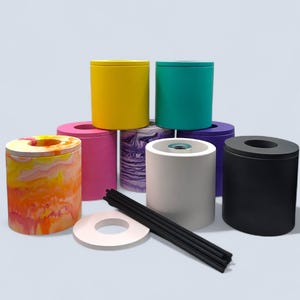 Handmade Reed Diffuser Holder in 8 Colour Options  for 100 ml Glass Fragrance Bottles