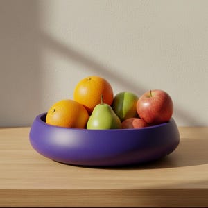 Fruit Bowl, Handmade Stone Effect for Kitchen Table or Sideboard