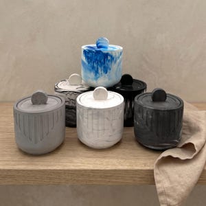 Handmade Fluted Jewellery Box with Lid – Multiple Colour Variations for Jewellery, Trinkets and Keepsakes