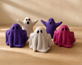 Ghost Figurines, Halloween and Summerween Shelf Decor