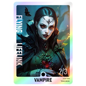 Vampire (B 2/3 Flying Lifelink)  // Clue - Double Foil Token