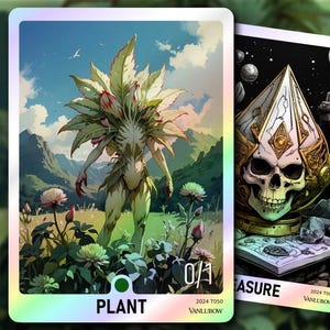 Plant (G 0/1)  // Treasure - Double Foil Token