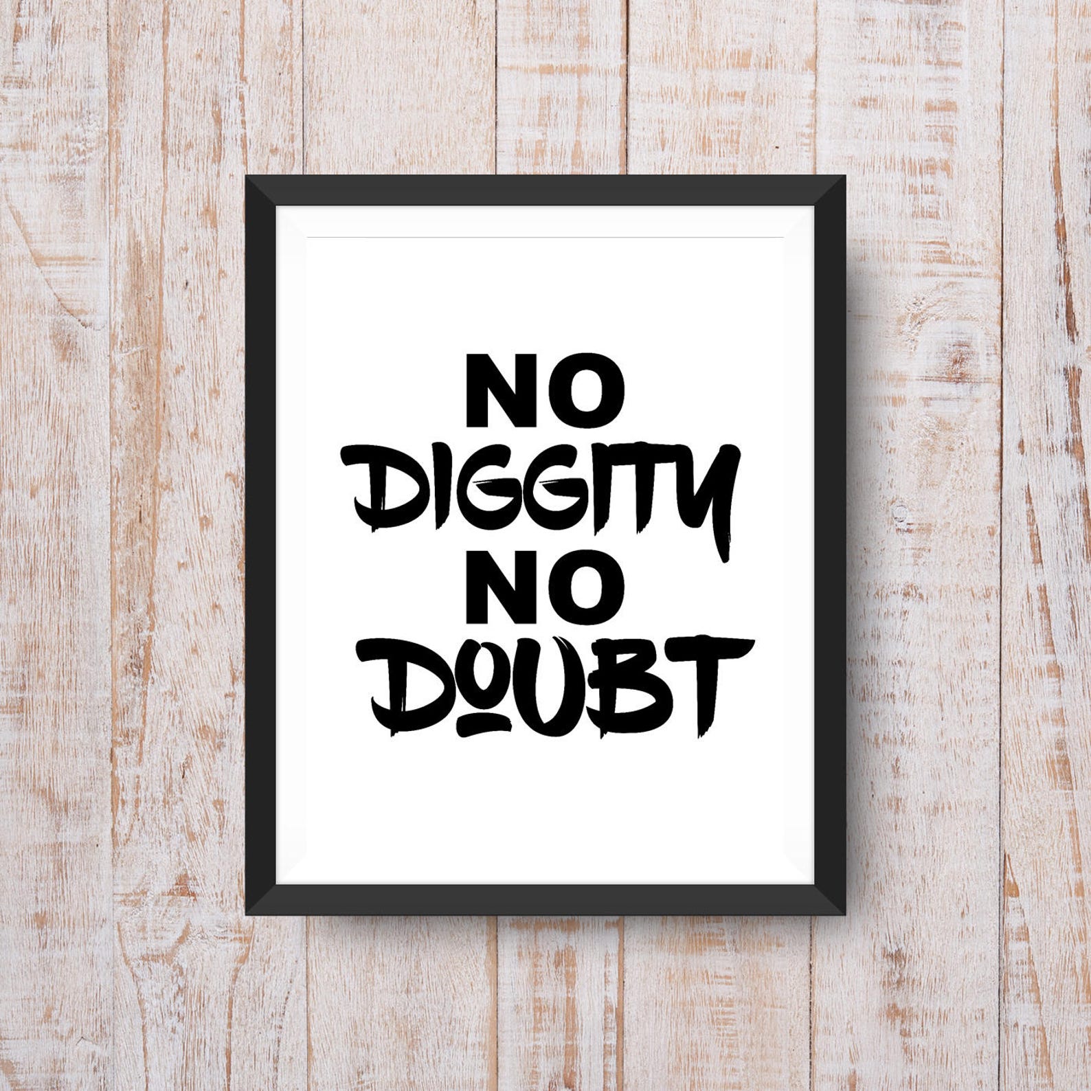 no diggity meaning