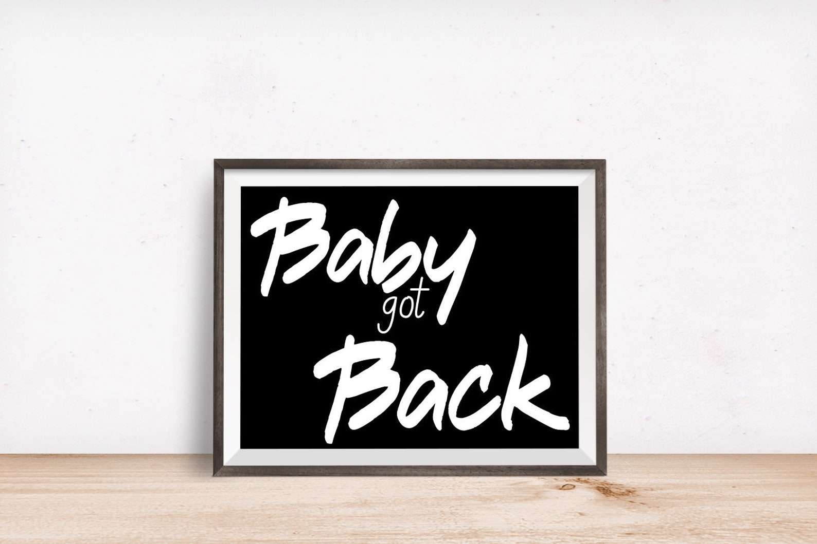 Baby got Back PRINTABLE artdownloadfun printplay Etsy