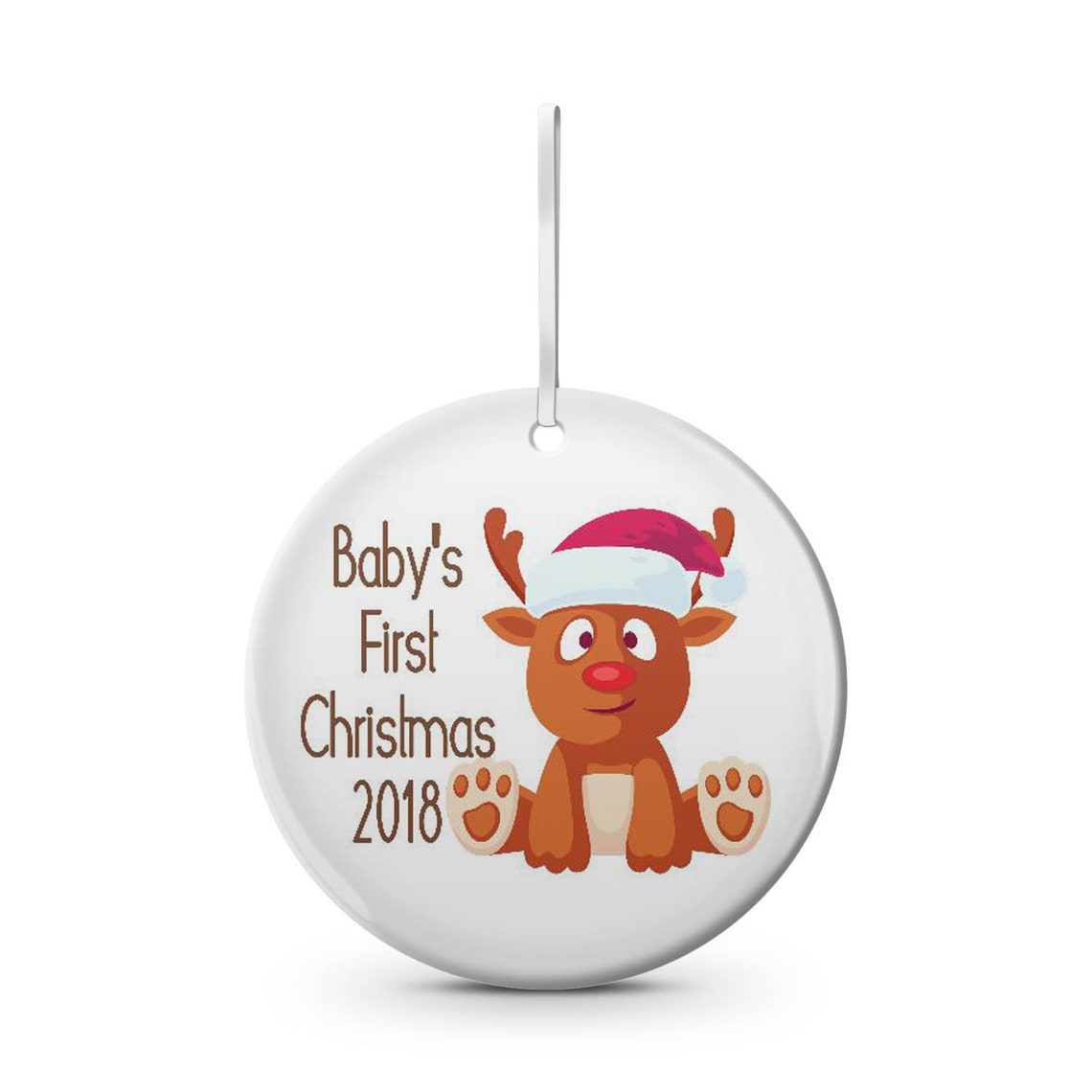 Baby's first Christmas ceramic Christmas ornament Etsy Italia