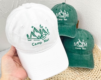 Embroidered Camp Bride Squad Hats | Custom Camp Bach Party Baseball Caps | Team Bride Gift |  Camp Bachelorette Party Caps | Bridal Shower