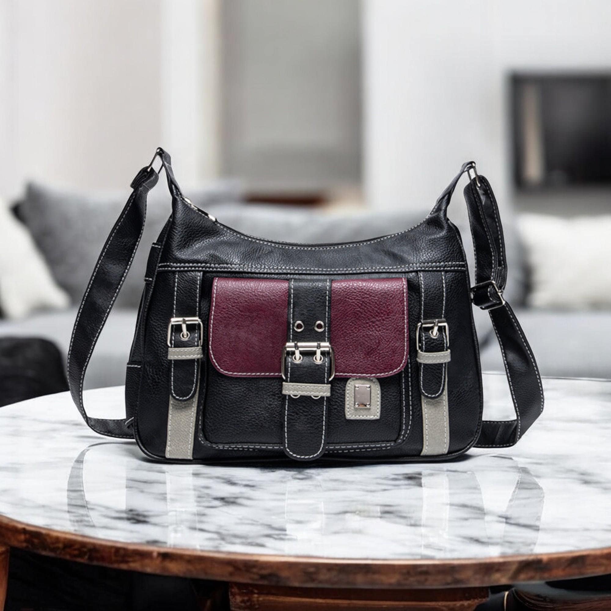 Y2k Black Leather Bag - Etsy Y2k Black Leather Bag - Etsy