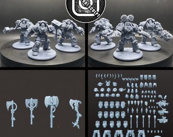 Chapter Knights: Heavy Viking Reborn Squad