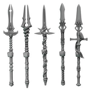 Crimson Lords Spear Weapons Set