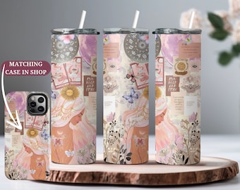 Boho Goth Witch Tumbler Coqueta Bruja vaso Bruja Botella Bruja zodiaco Vaso Bruja Poción vaso Brujería regalo vaso