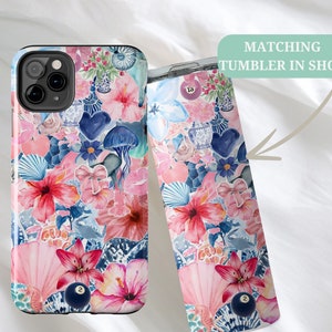 Coquette 8 Ball Collage Phone Case, Preppy and Cute Aesthetic, iPhone 15 14 13 12 11 Pro Max 8 Plus X, Samsung Galaxy S23 S22 S20 Ultra