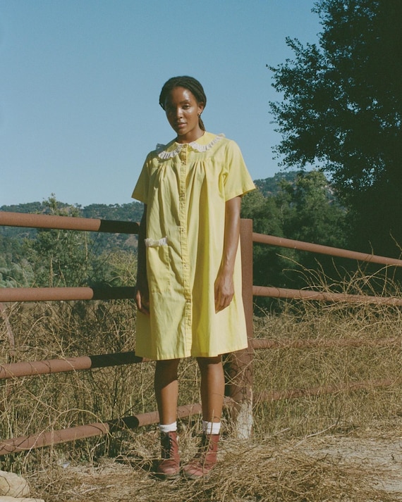 1960s Sears Koffee Kasual House Dress