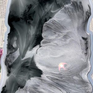 Decorative panel made of epoxy resin