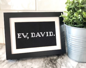 Ew, David. Cross Stitch Pattern - David Rose