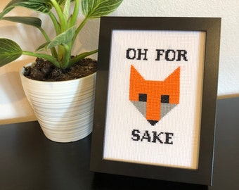 Oh For Fox Sake - Cross Stitch Pattern