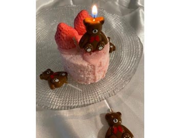 Adorable Brown Bear Candle – Perfect for Birthdays & Special Occasions!