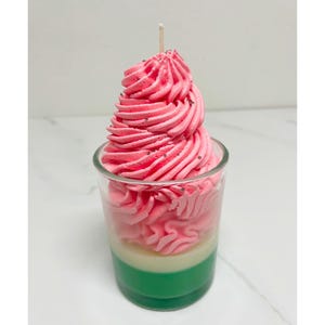 Watermelon Candle –Layered Soy Candle | Summer Fruit Candle with Sprinkles | Cute Handmade Candle from Korea|Watermelon Scent|Aesthetic Gift