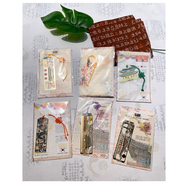 Korean Gold Bookmark - Etsy