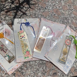 Korean Landmark Bookmarks – Namdaemun, Seoul Tower, Hunminjeongeum,Baekje Incense Burner | CulturalKorea Gifts, Booklover,Korea Souvenirs