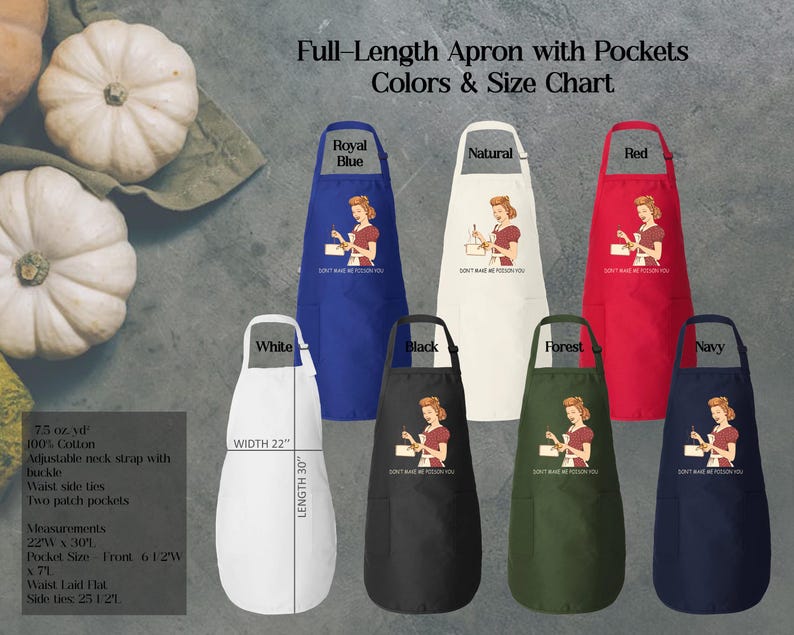 Funny Retro Kitchen Apron: Sarcastic Housewife Gift - Etsy