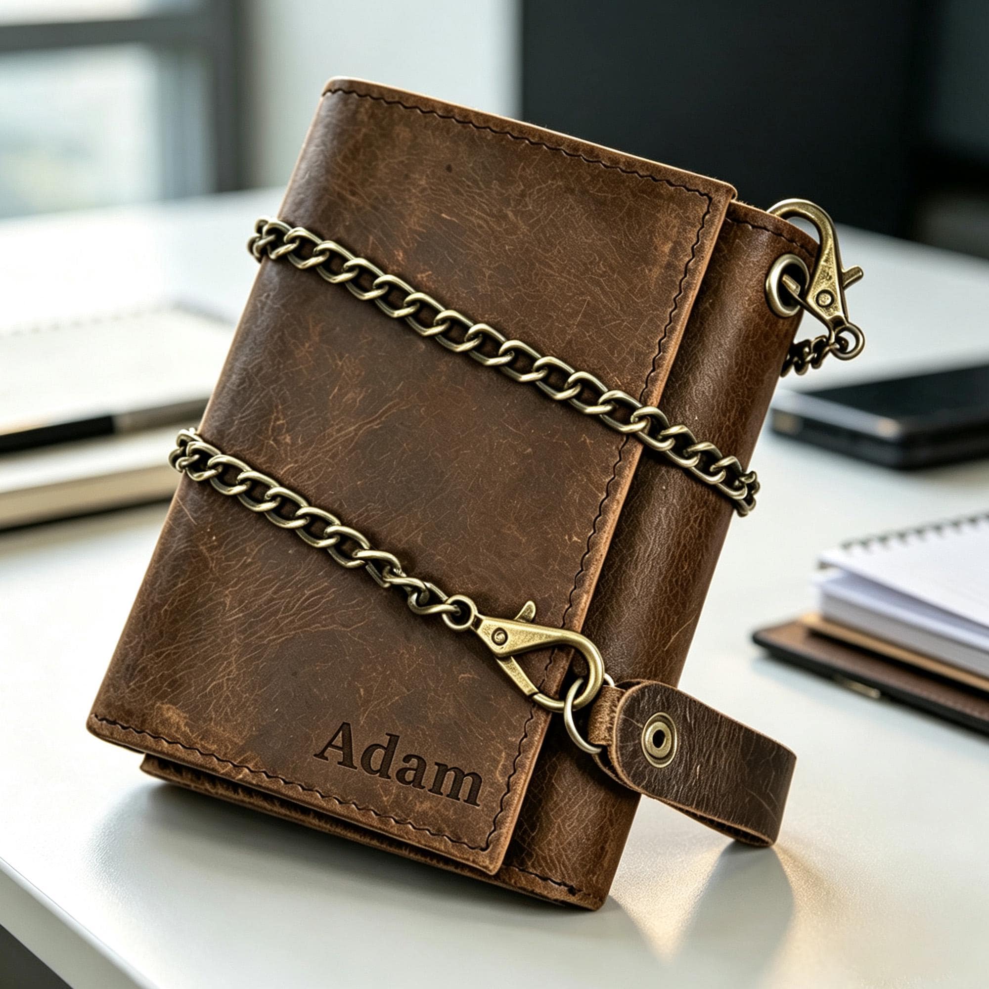 Vintage Chain Wallet - Etsy