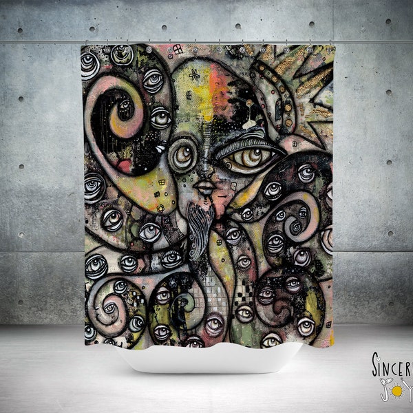 Artsy Shower Curtain - Etsy