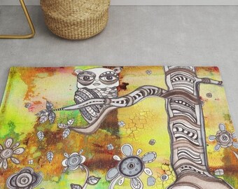 Owl Bathroom Rug Etsy