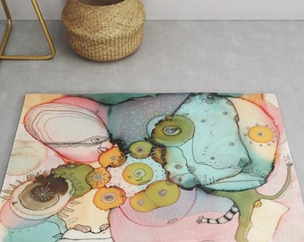 Industrial Area Rug Etsy