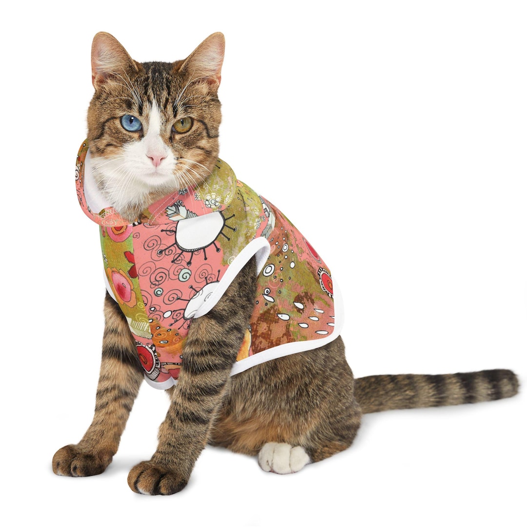 Pet Hoodie Cute Fashion Dog Sweater Stylish Cat Outfit Apparel Fun Cute ...