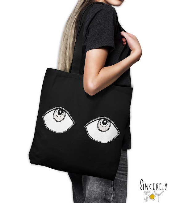 Reusable Halloween Canvas Bag Unique Eyes Artwork Gothic Funky Eye Art Bag School Gym Bag Beach Art Grocery Bags Totes Fun Artist Gift Ideas Etsy Australia