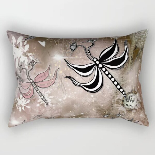 Dragonfly Pillow Etsy