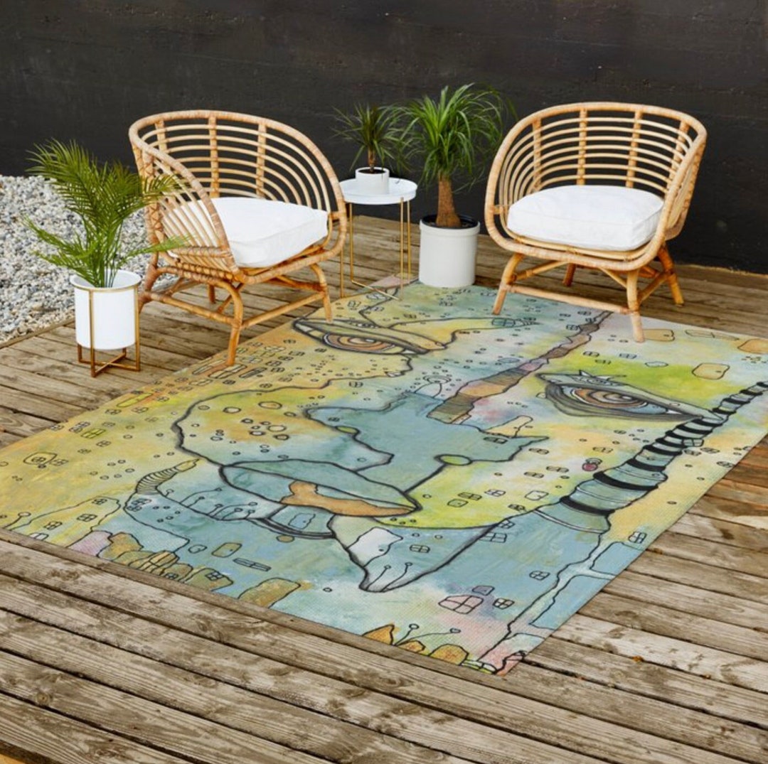 Unique Outdoor Welcome Rug Unusual Outdoor Rugs With Face Artist Carpets Outside Area Rug Unique ...