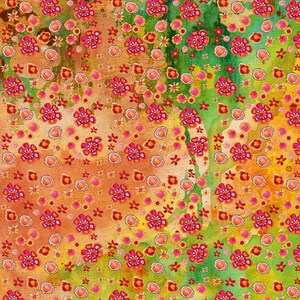 Computer-Kunst-Hüllen 'Garten-Party' floral Computer Tasche Laptop Künstler Ärmel Tablet Hülle Boho Stil Kunst Laptop bunte Hüllen Bild 3