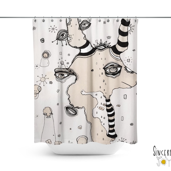 Unusual Shower Curtains Etsy
