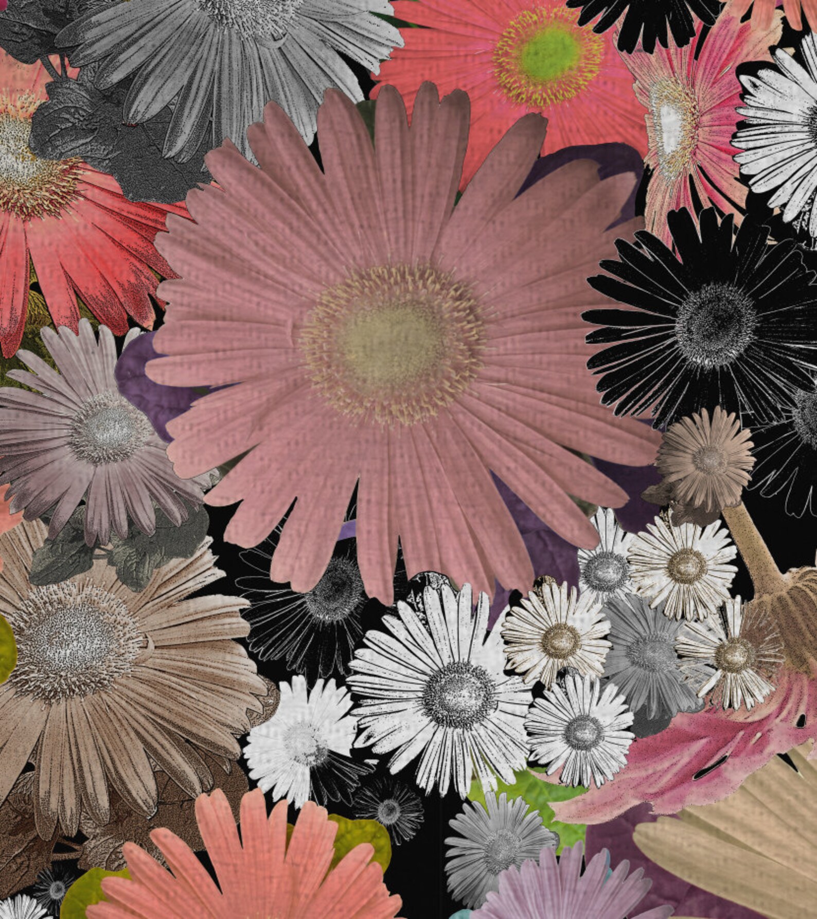 Abstract Colorful Floral Area Rug Flower Rugs Artist Throw Etsy