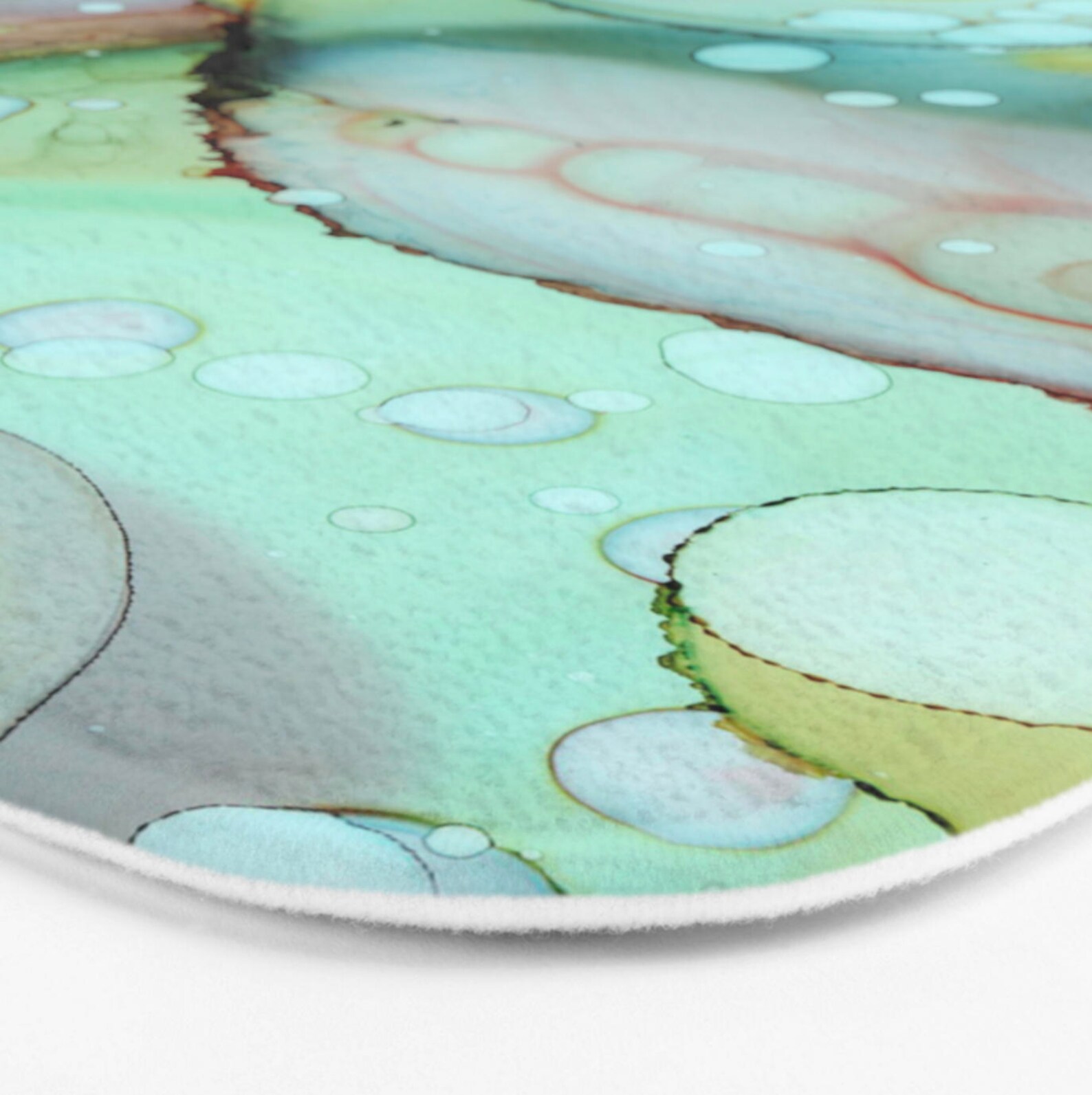 Green Abstract Bath Mat Shabby Chic Bathroom Rug Kitchen Rug Etsy